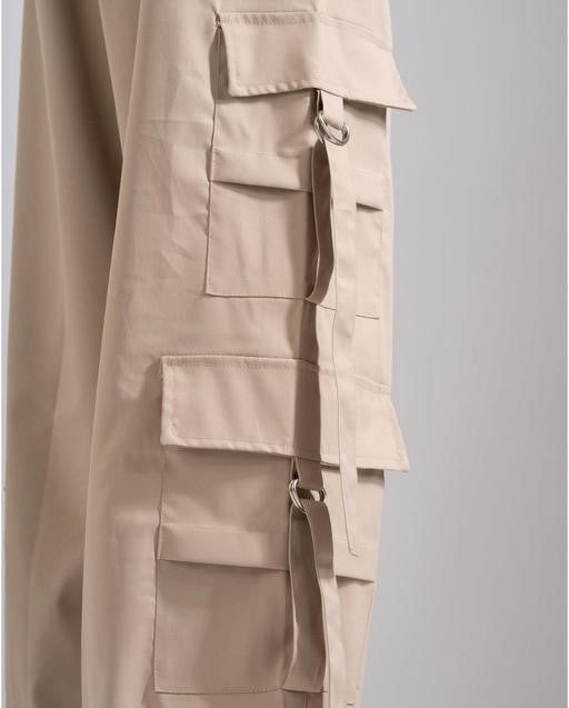 Beige Cargo Pants